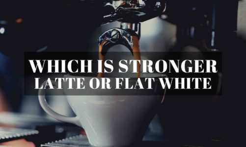 which is stronger flat white or latte